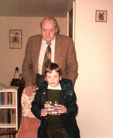 Clive with his grandson Winston