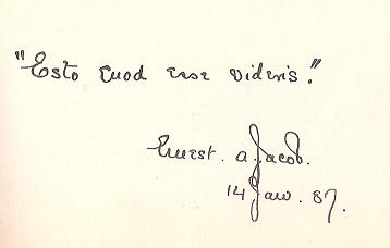 Signature of Ernest Abbot Jacob