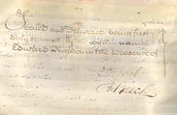 A deed of Edward's (Jacob MSS)