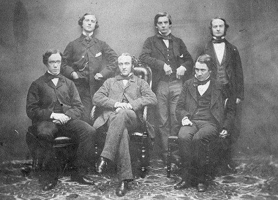 Edward is thought to be sitting on the far right