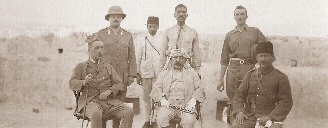 Harold and members of his mission in captivity.