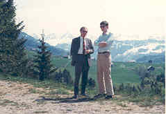 Happy days in Switzerland with uncle Helmut