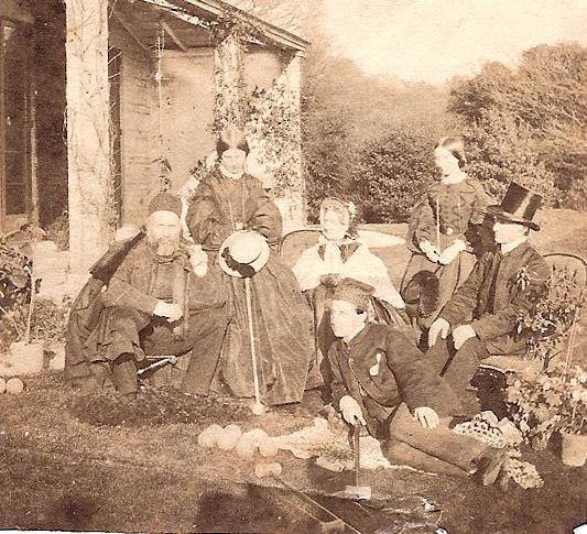 Sir George seated on far left.